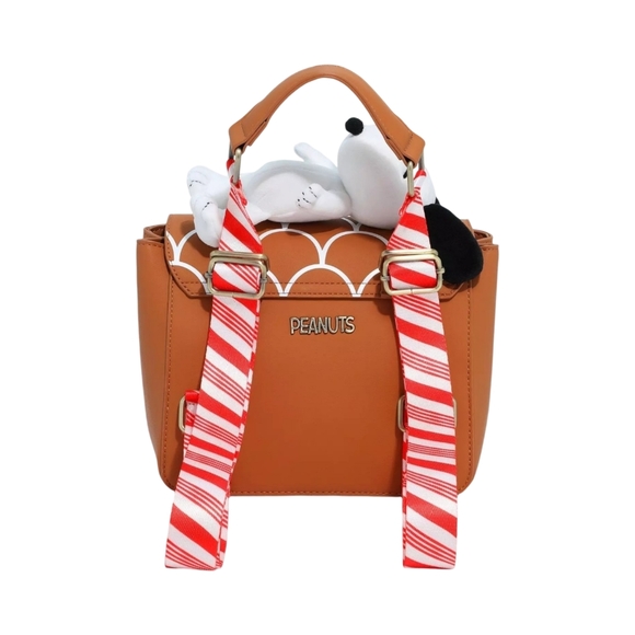 Peanuts Snoopy Gingerbread House Mini Backpack - NEW - Picture 3 of 6